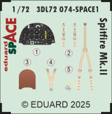 EDU3DL72074 1/72 Eduard Spitfire Mk.II SPACE SPACE for IBG November MMD Squadron