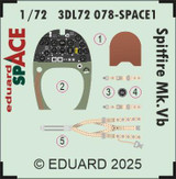 EDU3DL72078 1/72 Eduard Spitfire Mk.Vb SPACE SPACE for EDUARD December MMD Squadron