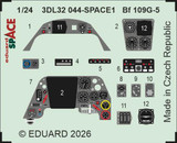 EDU3DL32044 1/24 Eduard Bf 109G-5 SPACE SPACE for AIRFIX February MMD Squadron