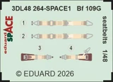 EDU3DL48264 1/48 Eduard Bf 109G seatbelts SPACE SPACE for  February MMD Squadron