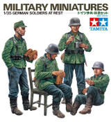 TAM35129 1/35 Tamiya German Soldiers at Rest Figure Model Kit (x4 Figures) - PREORDER TAM35354 MMD Squadron