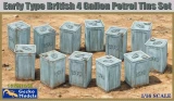 GEK-16GM0040 1/16 Gecko Early Type 1942 5 gal/20L Jerry Cans Set Plastic Model Kit 16GM0040 MMD Squadron