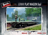 TDM35904 1/35 Thunder Model German Ssyl Flat Wagon TM35904 MMD Squadron