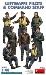 MIN49026 1/48 Miniart Luftwaffe Pilots and Command Staff Figures - MMD Squadron