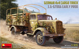 MIN35199 1/35 Miniart German 4x4 Cargo Truck 3.6-6700A - FUTURE  MMD Squadron