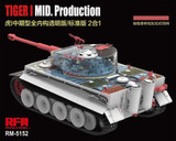 RYE5152 1/35 Ryefield TIGER I MID. PRODUCTION 2IN1 W/CLEAR PARTS & FULL INTERIOR & WORKABLE TRACKS - PREORDER  MMD Squadron