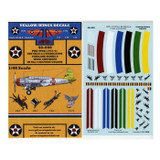 1/48 Yellow-Wings USN SB2U-1/2 Vindicator Chevrons & Fuselage Bands