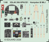 EDU3DL48266 1/48 Eduard Space Set Hampden B Mk.I SPACE For ICM  MMD Squadron