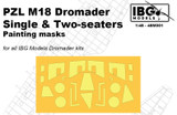 1/48 IBG PZL M18 Dromador Paint Mask (for IBG)