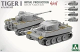 TAK2197 1/35 Takom Tiger 1 INITIAL PRODUCTION Sd.Kfz.181 Pz.Kpfw.VI Ausf.E 4 in 1  MMD Squadron