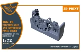 CPA72176 1/72 Clear Prop MiG-19 Ejection seat and instrument panel cover (CP)  MMD Squadron