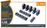 CPA48106 1/48 Clear Prop Jaguar Wheels set (weighted) (Airfix)  MMD Squadron