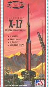 ALMH1810 1/40 Atlantis Models X-17 Re-Entry Research Missile USAF  MMD Squadron