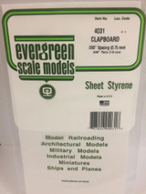 EVG4031 Evergreen Styrene Clapboard Siding, .030 SP  MMD Squadron