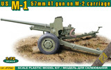 1/72 ACE US M-1 57mm AT gun on M-2