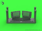 MAS-AM-72-171 1/72 Master Model P-51 Mustang - carburator air filter cover - standard holed type (for Arma Hobby)  MMD Squadron
