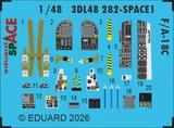 EDU3DL48282 1/48 Eduard F/A-18C SPACE for EDUARD / KINETIC  MMD Squadron