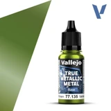 VJ77135 Vallejo True Metallic Amber Green (base) 18ml Paint 77135 MMD Squadron