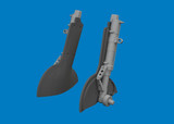 EDU6481169 1/48 Eduard Spitfire Mk.IX/XVI undercarriage legs 3D for EDUARD  MMD Squadron