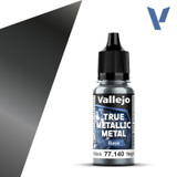 VJ77140 Vallejo True Metallic Obsidian Black (base) 18ml Paint 77140 MMD Squadron