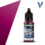 VJ77147 Vallejo True Metallics Crimson Magenta (shade) 18ml Paint 77147 MMD Squadron