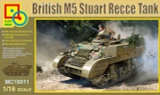 CLH-MC16011 1/16 Classy Hobby British Stuart M5 Recce Tank Plastic Model Kit  MMD Squadron