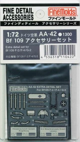 FNM-AA42 1/72 Fine Molds Extra Detail Set For Bf 109 F-2 / F-4 / G-2  MMD Squadron