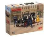 ICM24055 1/24 ICM Daring Robbery Ford Model A w/ Gangster Figure Set - PREORDER  MMD Squadron