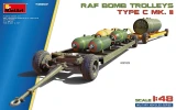 MIN50002 1/48 Miniart RAF Bomb Trolleys Type C Mk.II Plastic Model Kit - PREORDER  MMD Squadron
