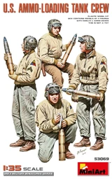 MIN53069 1/35 Miniart US Ammo Loading Tank Crew Plastic Model Kit - PREORDER  MMD Squadron
