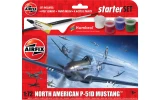 AIRA55013 1/72 Airfix Starter Set - North American P-51D Mustang A55013 MMD Squadron
