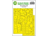 ASKM35028 1/35 Art Scale Heinkel He 111 one-sided painting mask for Border Model  MMD Squadron