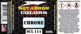 SCL114 Squadron Colors Chrome 30mL Lacquer Paint  MMD Squadron