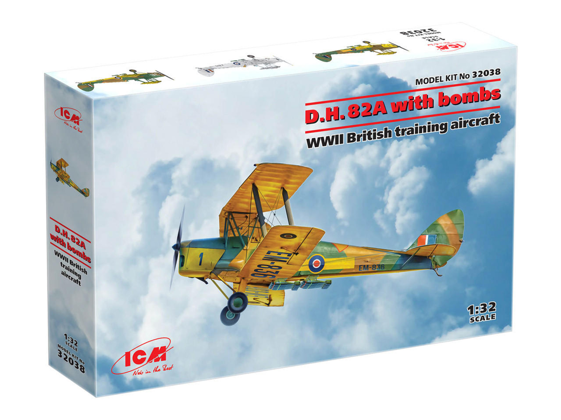 販売購入 icm 1/32 dh.82a tiger moth タイガーモス | daseinser.at