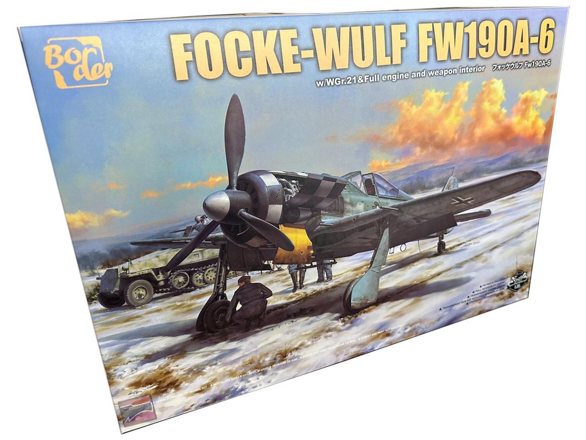 1 35 Border Model Focke Wulf Fw 190a 6 Plastic Model Kit