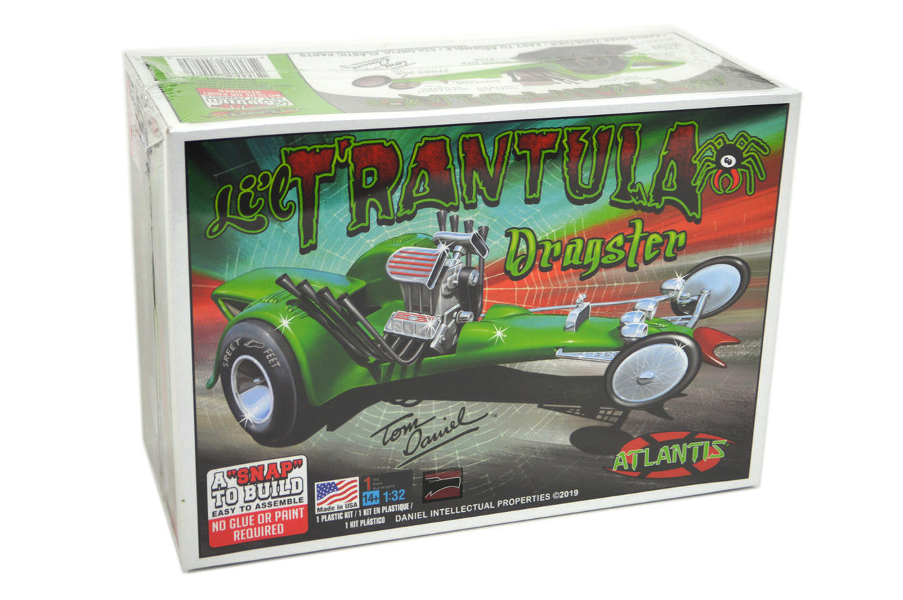 Atlantis Models - 1/32 Tom Daniel Snap Li'l Red Baron Plastic Model Kit