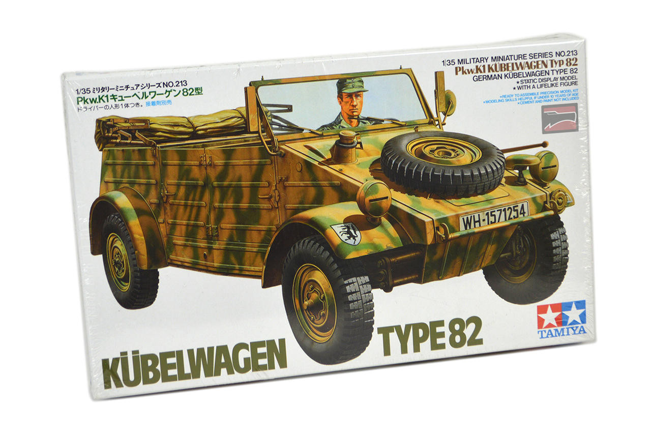 Maquette Militaire Tamiya 1/35 - Kübelwagen Allemand Type 82 Afrikakorps - Kit à Monter