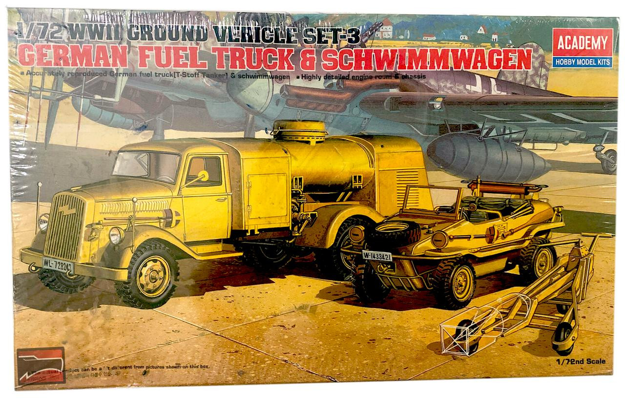 1/72 Academy German Fuel Tank & SchwimmWagen