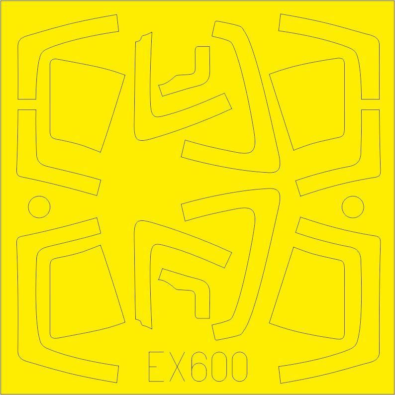 1/48 Eduard Paint Mask for GREAT WALL HOBBY Su35S TFace