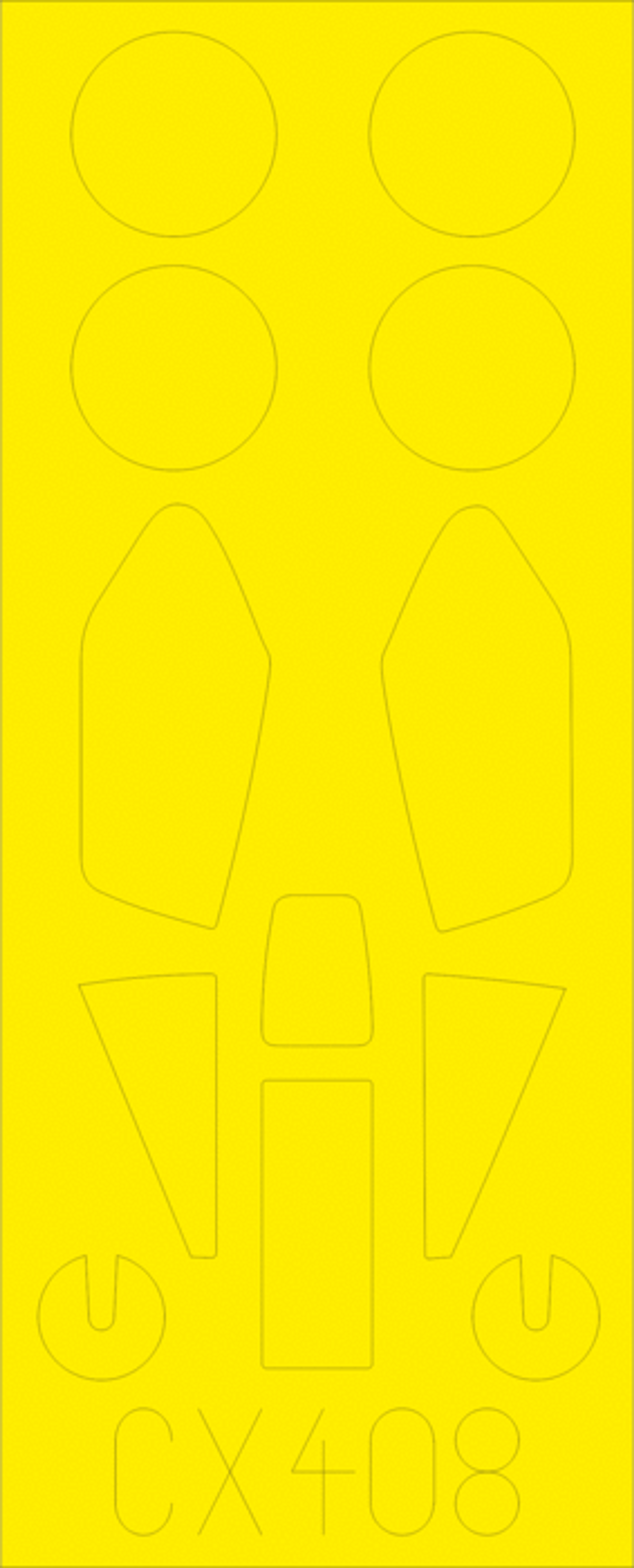 1/72 Eduard Paint Mask for AIRFIX Lightning F.6