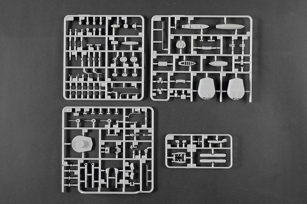 Trumpeter 1/350 RN Zara Modellbausatz – Italienisches Schlachtschiff, 460 Teile + Photoätzteile, Länge 522,3 Mm