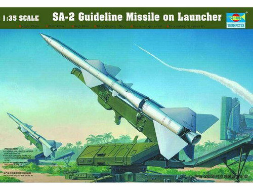 TRP0206 1/35 Trumpeter SA2 Guideline Missile w/Launcher Cabin MMD Squadron