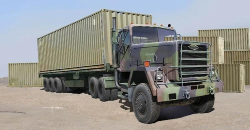TRP1015 1/35 Trumpeter US M915 Army Truck w/40ft Container Trailer MMD Squadron