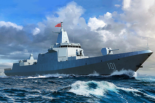 TRP6729 1/700 Trumpeter PLA Chinese Navy Type 055 Destroyer  MMD Squadron