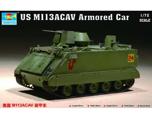 TRP7237 1/72 Trumpeter US M113 ACAV (Armored Cavalry Assault Vehicle)  MMD Squadron