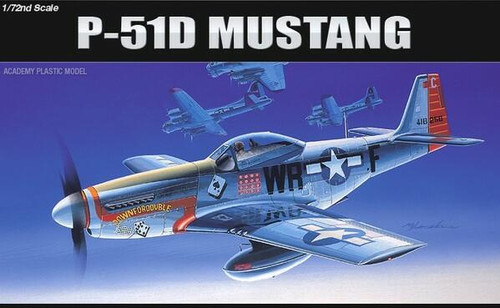 ACD12485 1/72 Academy P51D Mustang USA Fighter MMD Squadron