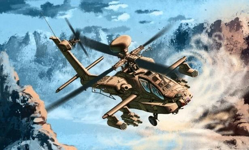 ACD12514 1/72 Academy AH64D Apache Block II Early Version Helicopter MMD Squadron