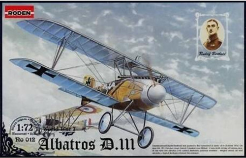 ROD012 1/72 Roden Albatros D III WWI German BiPlane Fighter MMD Squadron