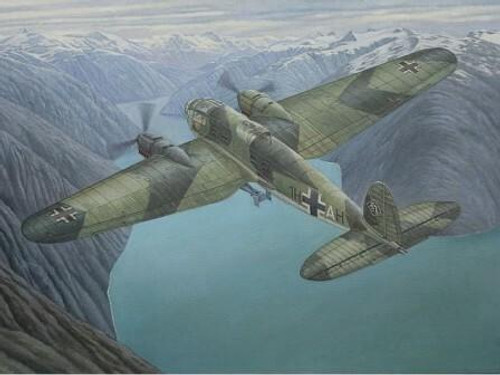 ROD341 1/144 Roden Heinkel He111H6 WWII German Main Medium Bomber MMD Squadron