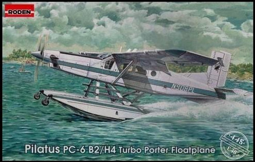 ROD445 1/48 Roden Pilatus PC6B2/H2 Turbo-Porter Light Transport Floatplane MMD Squadron ROD445 1/48 Roden Pilatus PC6B2/H2 Turbo-Porter Light Transport Floatplane MMD Squadron